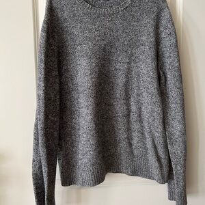GAP Gray Marled Crewneck Sweater